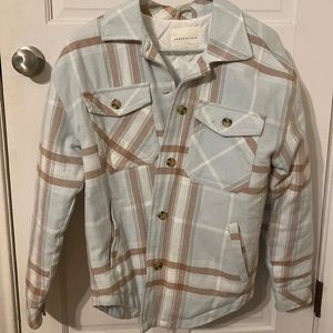 Mint green Aeropostale jacket, perfect condition also perfect for fall or spring